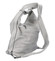 Dámská kabelka batoh světle šedá - Romina Nikka