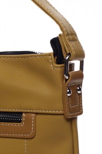 Dámská crossbody kabelka žlutá - David Jones Rhona 