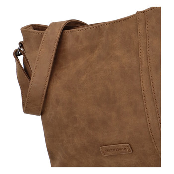 Dámská crossbody kabelka camel - Enrico Benetti Marina