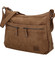 Střední měkká dámská crossbody kabelka camel - Enrico Benetti Enjoy