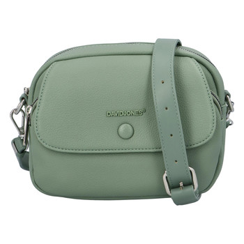 Dámská crossbody kabelka bledě zelená - David Jones Alexa