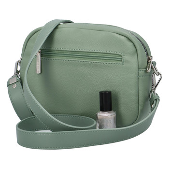 Dámská crossbody kabelka bledě zelená - David Jones Alexa