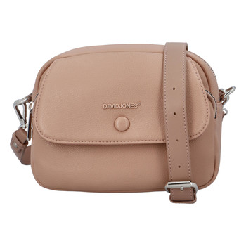 Dámská crossbody kabelka bledě růžová - David Jones Alexa