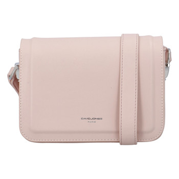 Dámská crossbody kabelka světle růžová - David Jones Shahram