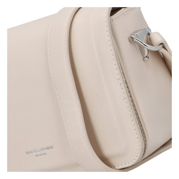 Dámská crossbody kabelka béžová - David Jones Shahram