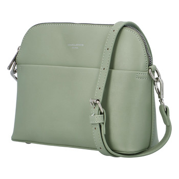 Dámská crossbody kabelka mentolově zelená - David Jones Sasha