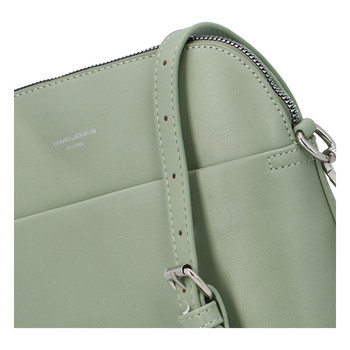 Dámská crossbody kabelka mentolově zelená - David Jones Sasha