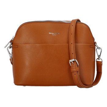 Dámská crossbody kabelka světle hnědá - David Jones Sasha