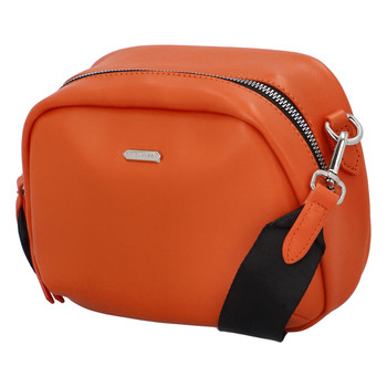 Malá dámská crossbody kabelka oranžová - David Jones Zabi