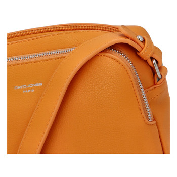 Dámská crossbody kabelka oranžová - David Jones Beatrio