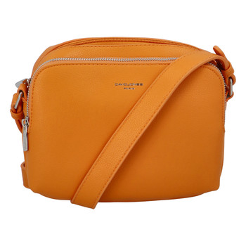 Dámská crossbody kabelka oranžová - David Jones Beatrio