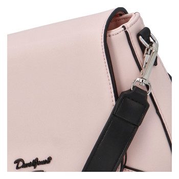 Malá dámská crossbody kabelka světle růžová - David Jones Andrica