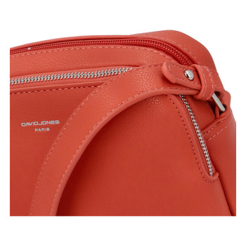 Dámská crossbody kabelka pastelově červená - David Jones Beatrio