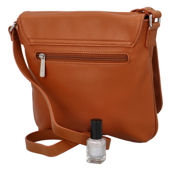 Dámská crossbody kabelka koňaková - David Jones Qualiny