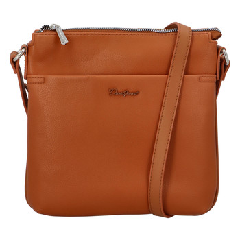 Dámská crossbody kabelka koňaková - David Jones Quali