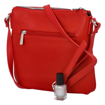 Dámská crossbody kabelka červená - David Jones Quali