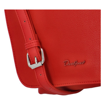 Dámská crossbody kabelka červená - David Jones Qualiny