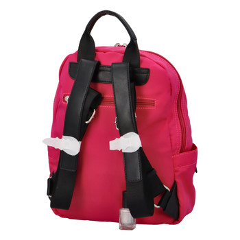 Dámský stylový batoh sytě růžový - David Jones Rashid