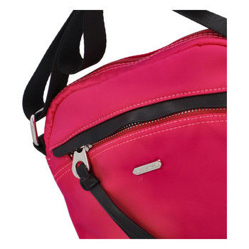 Malá dámská crossbody kabelky sytě růžová - David Jones Júlia