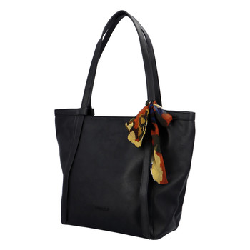 Velká dámská kabelka přes rameno černá - David Jones Aditya