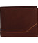 Pánská kožená peněženka hnědá - Delami Seum