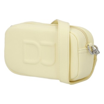 Malá dámská crossbody kabelka světle žlutá - David Jones SannJary