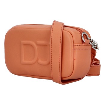 Malá dámská crossbody kabelka oranžová - David Jones SannJary