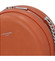 Dámská kulatá crossbody kabelka oranžová - David Jones Shabirre