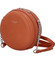 Dámská kulatá crossbody kabelka oranžová - David Jones Shabirre