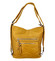 Dámská kabelka batoh tmavě žlutá - Romina Jaylyn
