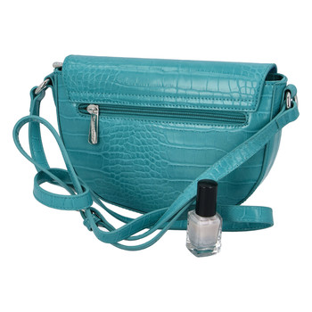 Dámská luxusní crossbody kabelka tyrkysová - David Jones Safiuly