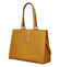 Dámská módní kabelka přes rameno žlutá - FLORA&CO Manan