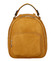 Dámský módní batůžek kabelka tmavě žlutý - FLORA&CO Jante