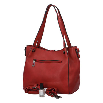 Dámská módní kabelka červená - FLORA&CO Pierryes