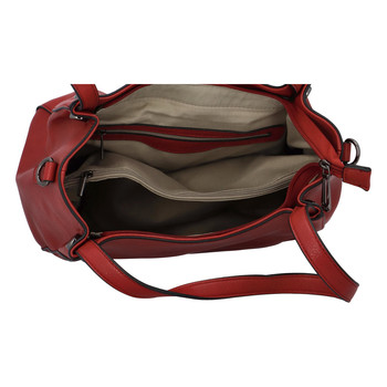 Dámská módní kabelka červená - FLORA&CO Pierryes