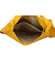 Dámská kožená kabelka přes rameno žlutá - ItalY Armáni