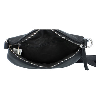 Dámská crossbody ledvinka černá - Paolo Bags Stanley