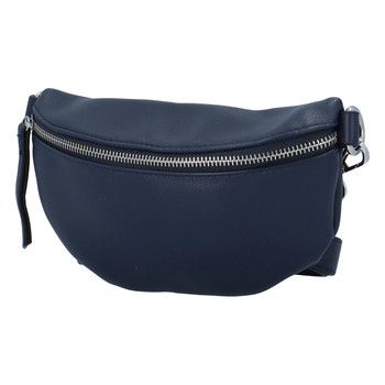 Dámská crossbody ledvinka tmavě modrá - Paolo Bags Stanley