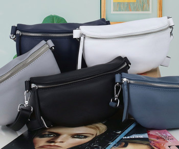 Dámská crossbody ledvinka bílá - Paolo Bags Stanley