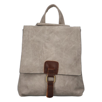 Dámský batůžek kabelka pískově béžový - Paolo Bags Najibu