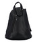 Malý dámský batůžek kabelka černý - Paolo Bags Conradine