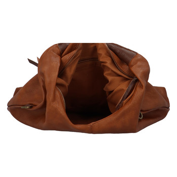 Velká dámská kabelka hnědá - Paolo Bags Mansoi