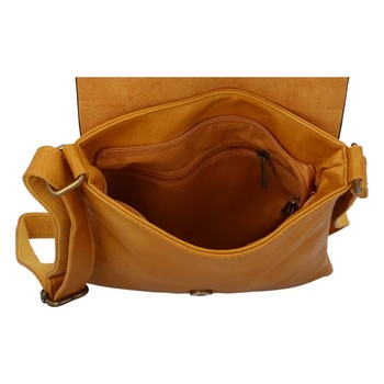 Dámská crossbody kabelka žlutá - Paolo Bags Finiona