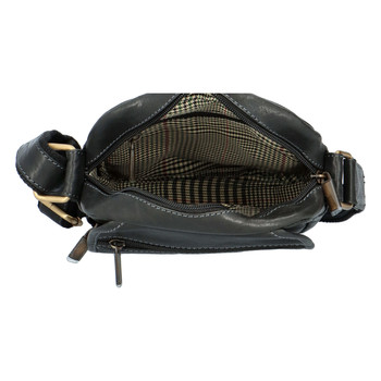Pánská kožená taška přes rameno černá - SendiDesign Colyn