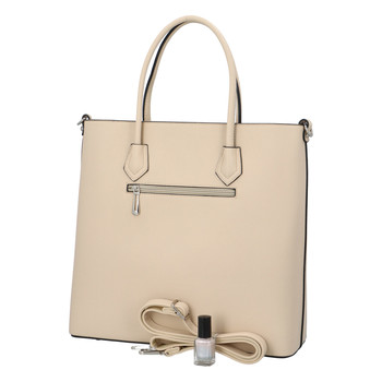Luxusní dámská kabelka béžová - FLORA&CO Paris