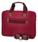 Luxusní taška na notebook tmavě červená - Hexagona 171176