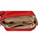 Dámský kožený batůžek červený - ItalY Fellas