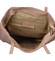 Dámská kožená kabelka přes rameno světlá taupe - ItalY Nooxies