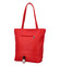 Dámská kožená kabelka přes rameno červená - ItalY Nooxies
