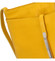 Dámská kožená crossbody kabelka žlutá - ItalY Eneta
